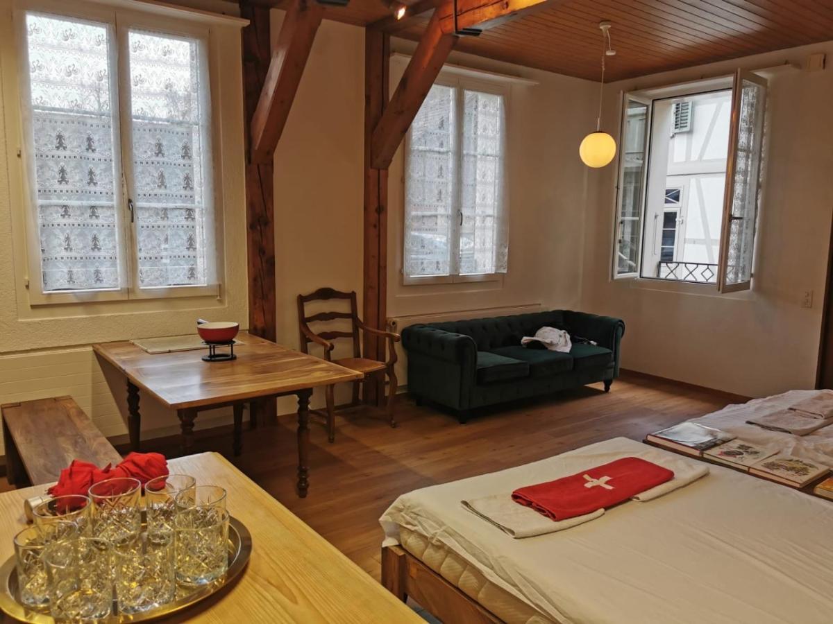 Simple Studio 36M2 In The Center Of Burgdorf Private Parking Small Bathroom Esterno foto